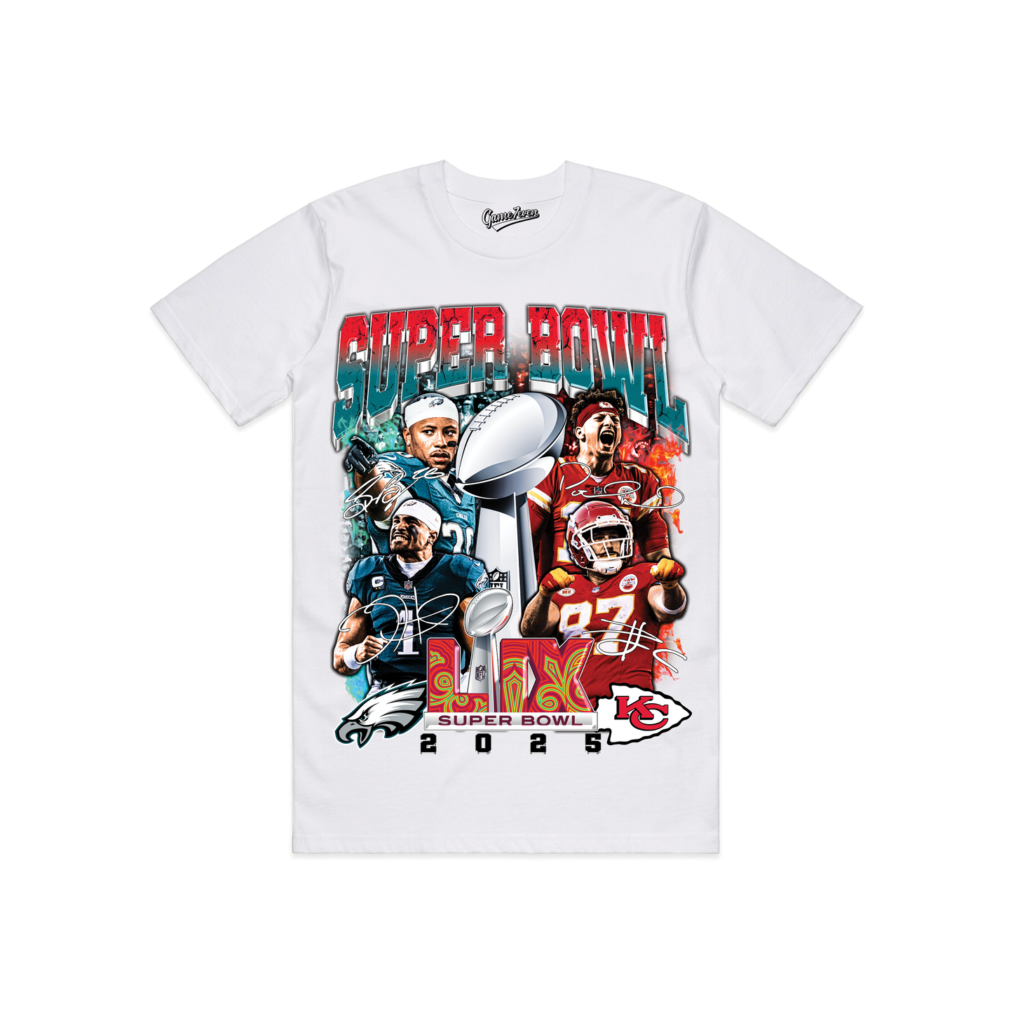 Super Bowl 25' Tee- Eagles Champions Edition